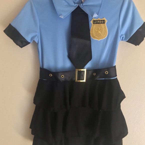 Girls Police Costume - Picture 2 of 4